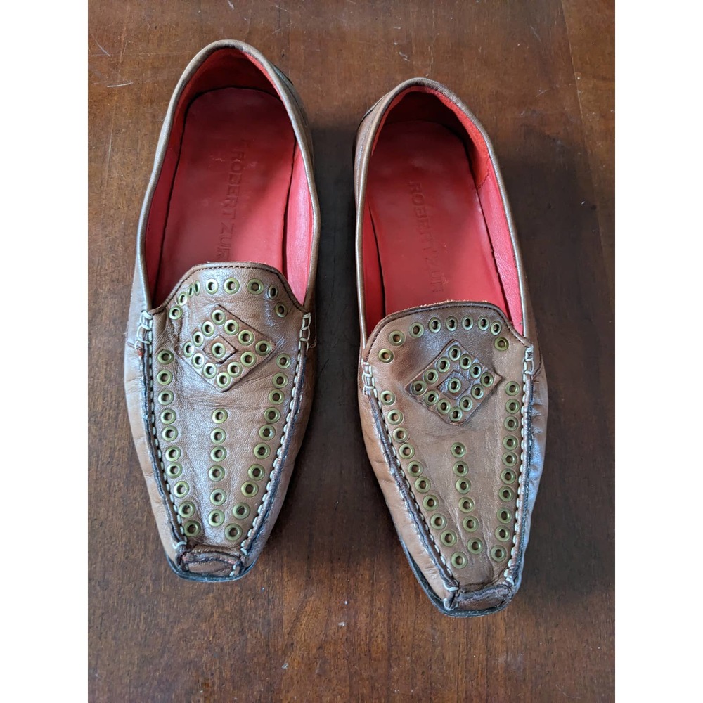 Robert zur leather flat